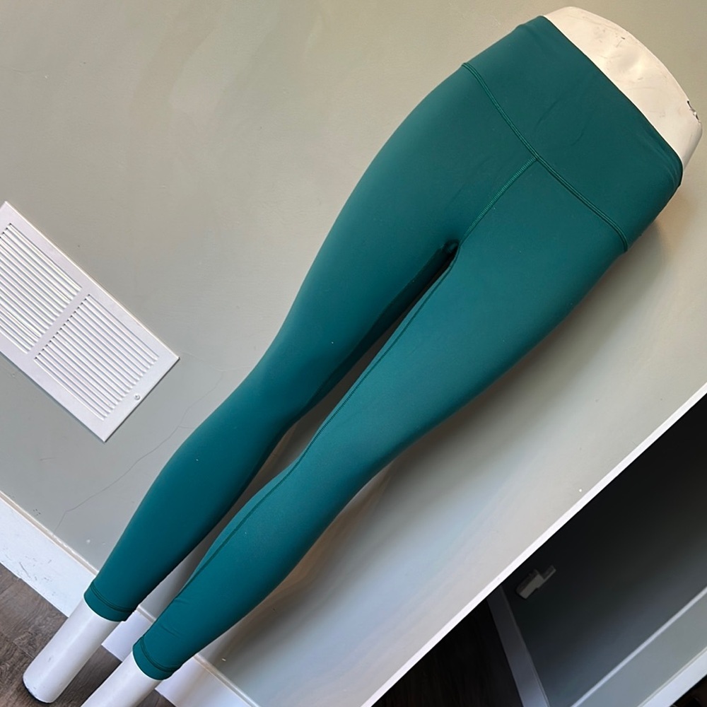 lululemon athletica Teal Green High-Rise Leggings